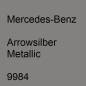 Preview: Mercedes-Benz, Arrowsilber Metallic, 9984.